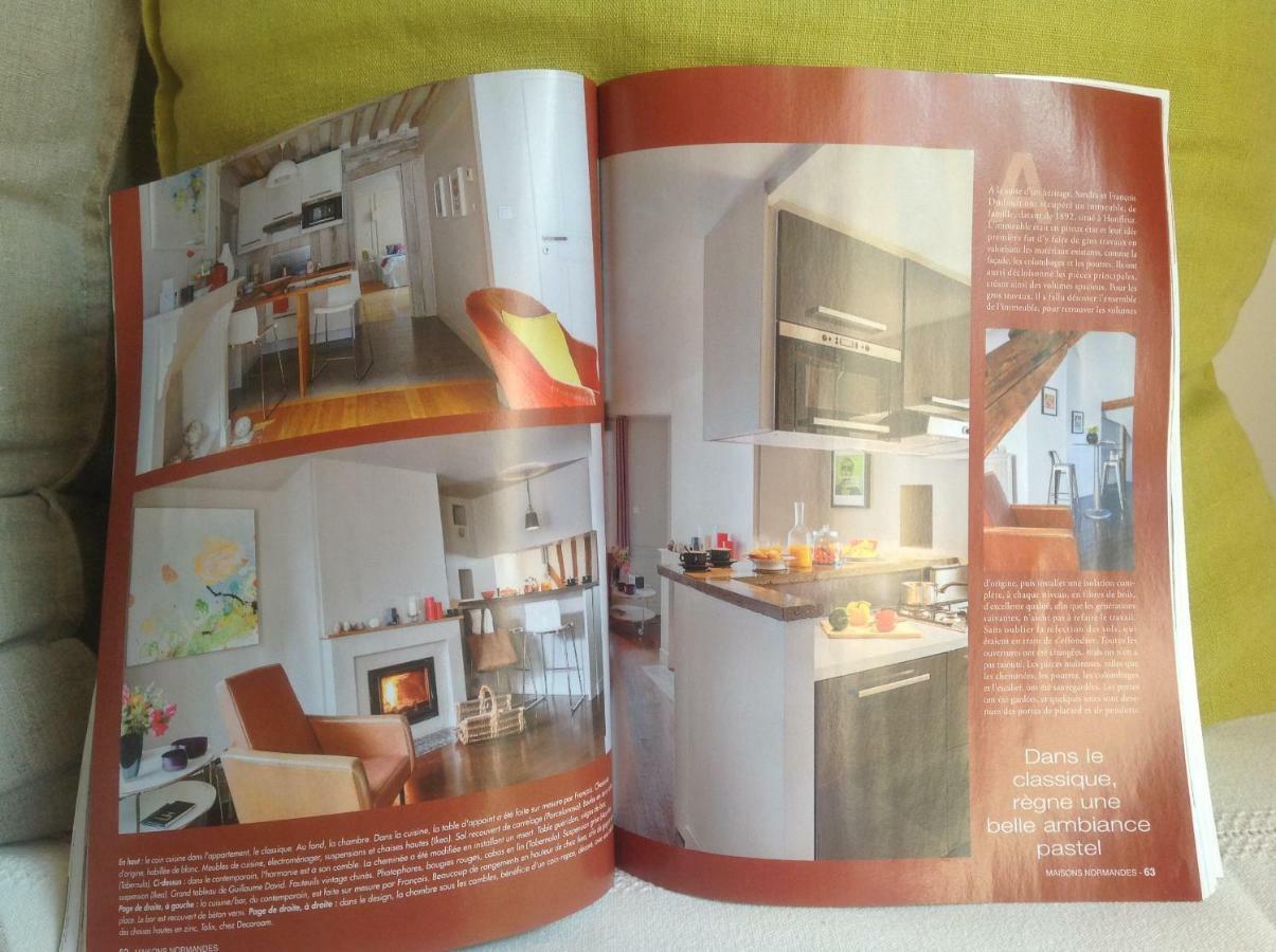 L'Adresse Honfleur Apartment Bagian luar foto